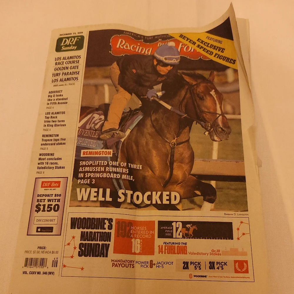 Daily Racing Form - Picture 2 of 8